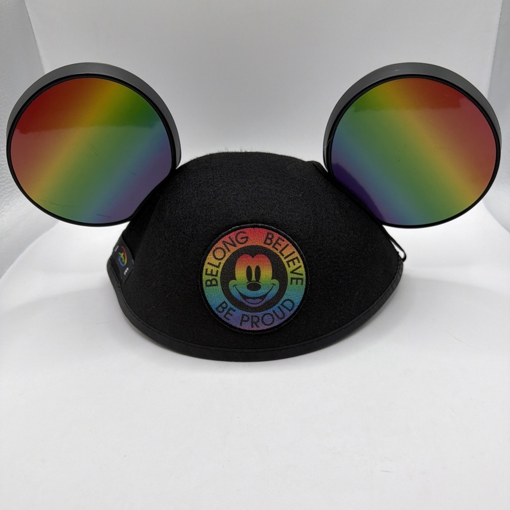 Disney Parks‎ Pride Mickey Ears Rainbow Belong Believe Be Proud Hat